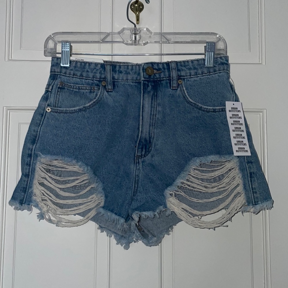 Abrand distressed denim shorts - Size 27